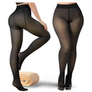 COMPRE 1 LEVE 2 - MEIA-CALÇA PELUCIADA DE LÃ TRANSLÚCIDA